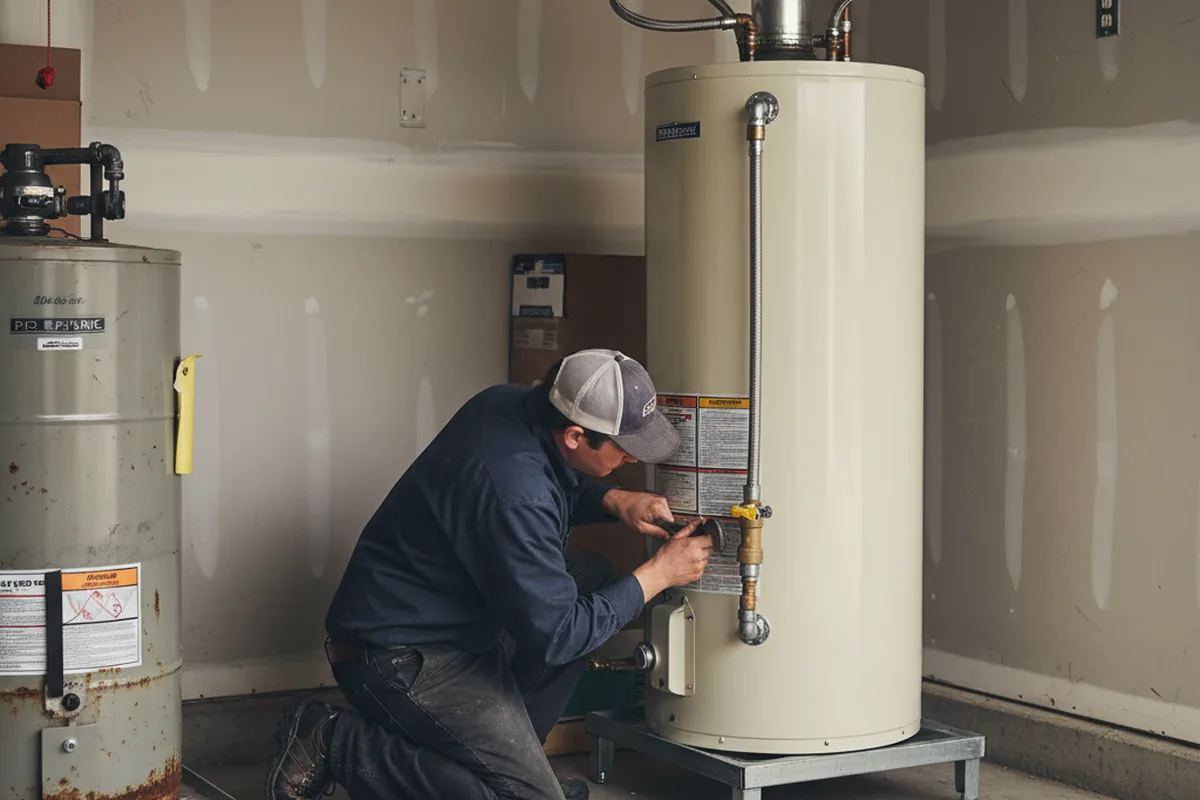 Water heater and shutoff valve replacement in Maricopa