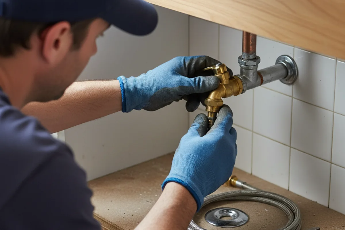 Shutoff valve and fitting work during Repiping in Maricopa